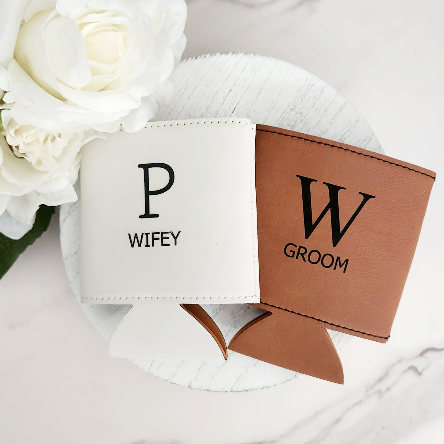 Wedding Couple Drink Sleeve Koozie