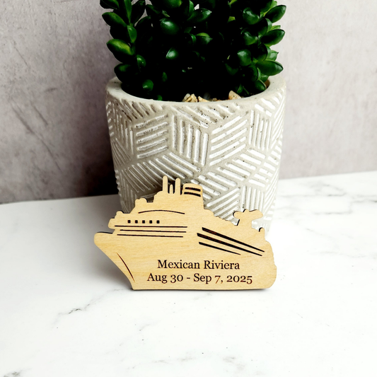 Vacation Cruise Magnet Favor