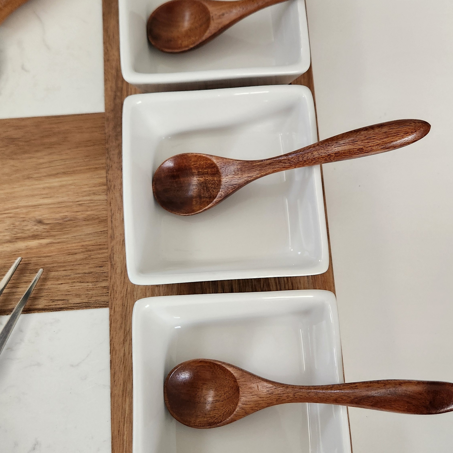 Marble Charcuterie Board Set