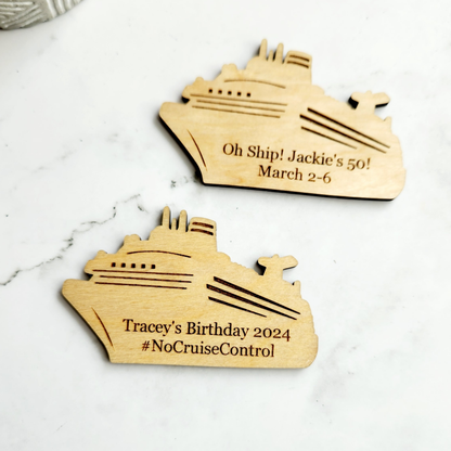 Vacation Cruise Magnet Favor