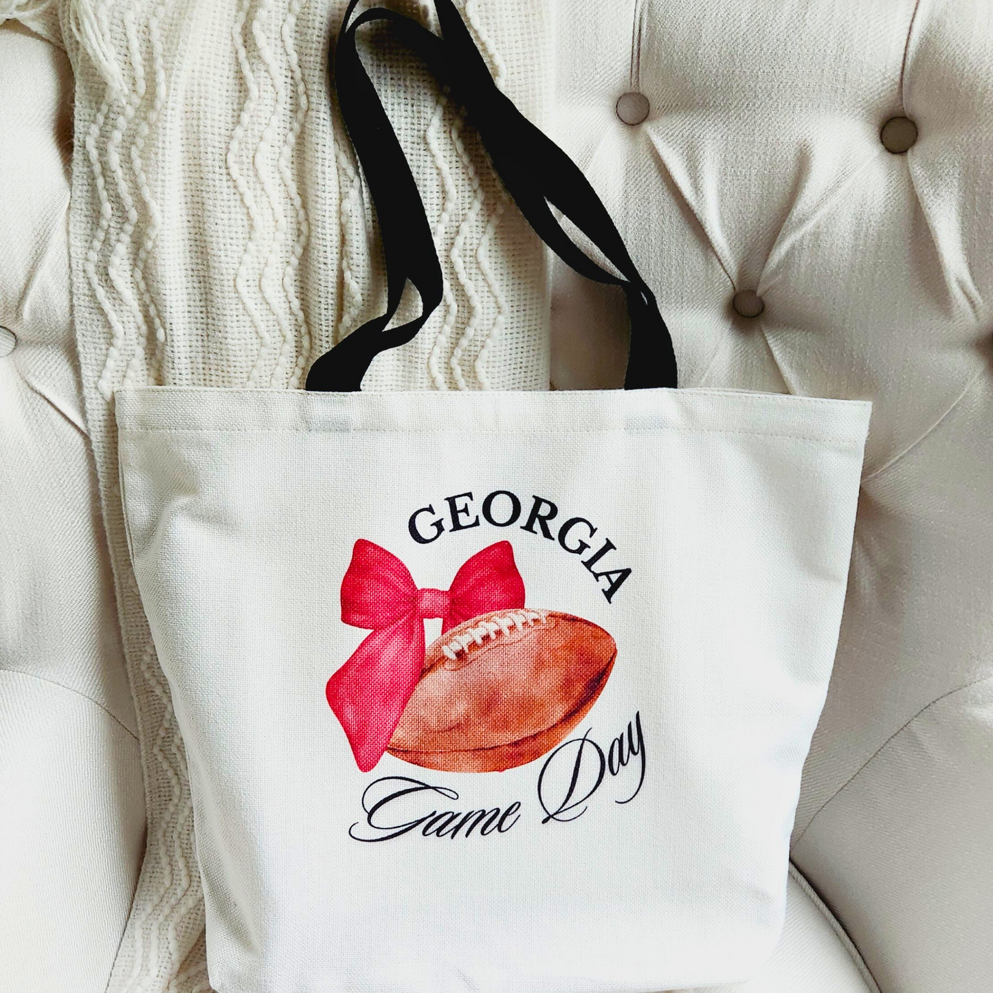 Game Day Totes Coquette Bow
