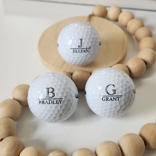 Custom Golf Ball Set – Personalized Gift for Golfers