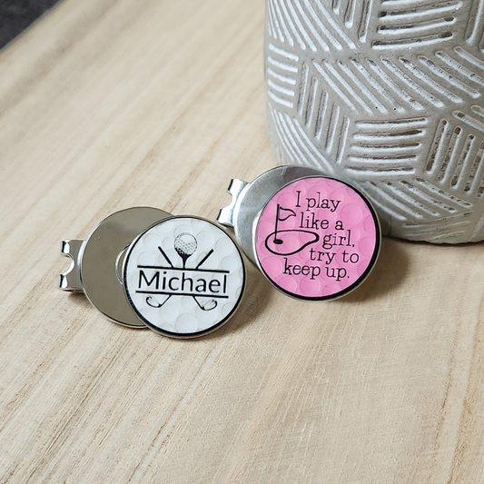 Personalized Golf Ball Marker and Tee