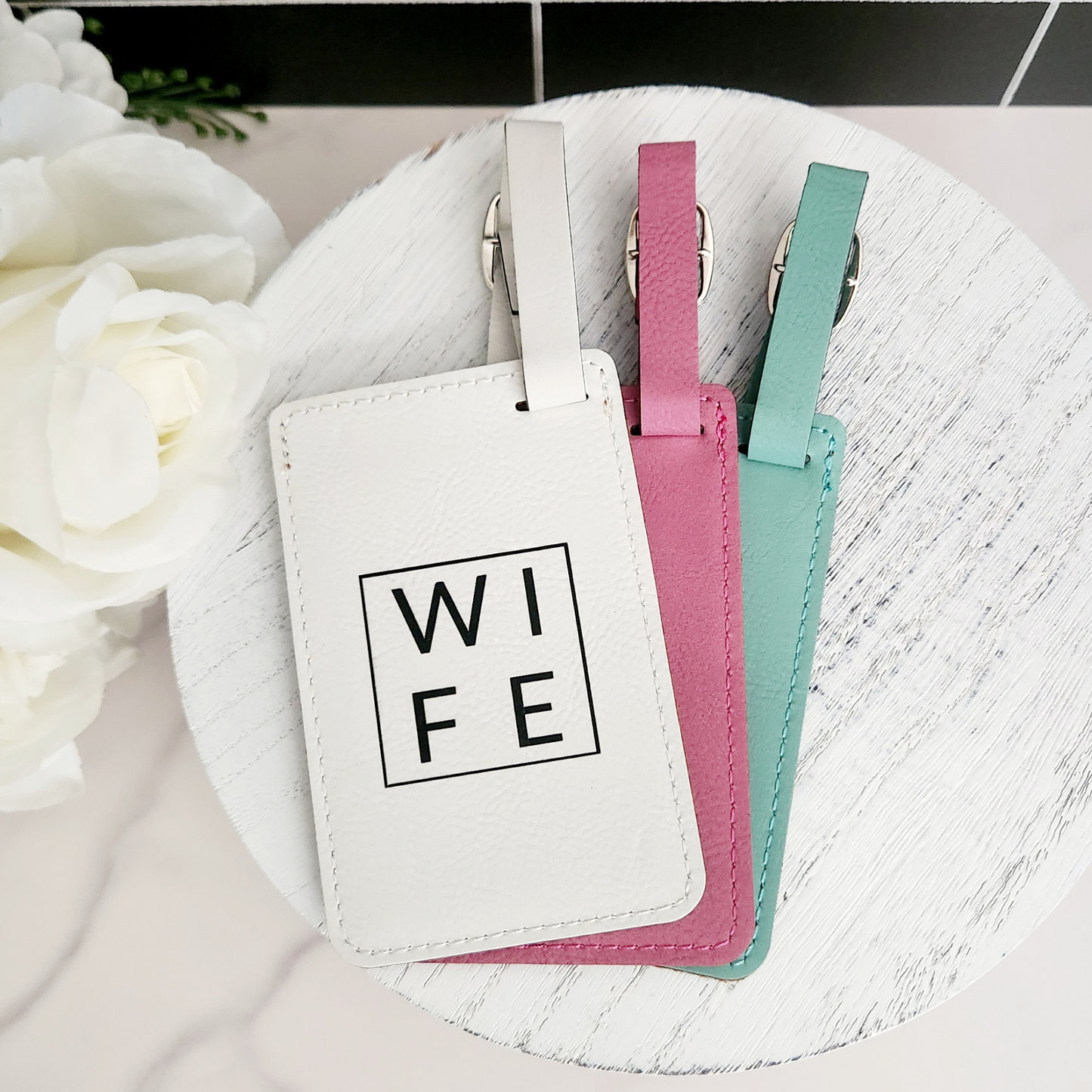 Wedding Couple Luggage Tags