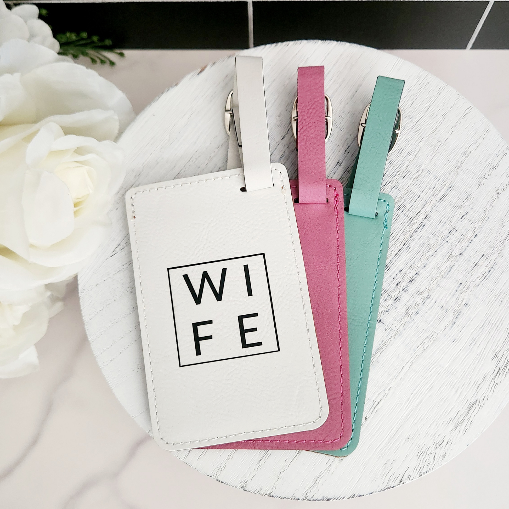 Wedding Couple Luggage Tags