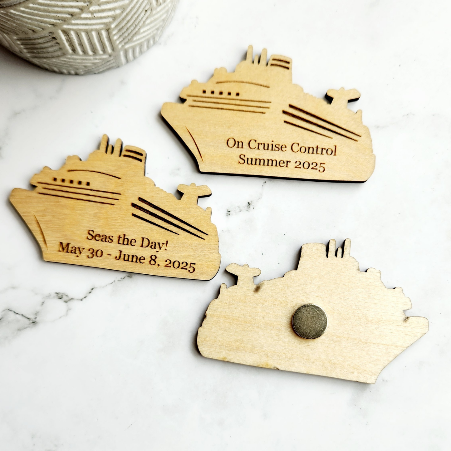 Vacation Cruise Magnet Favor