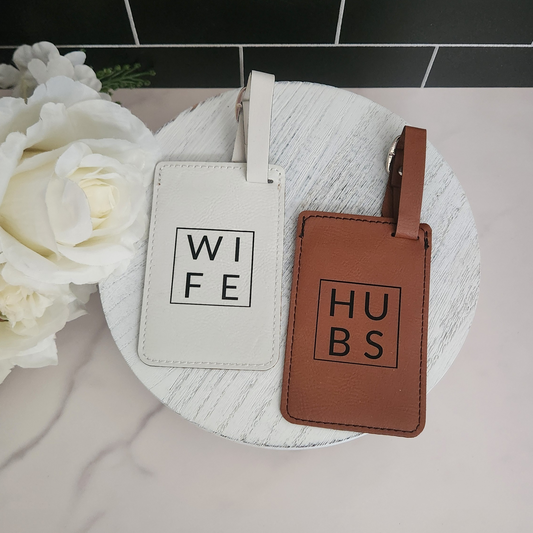 Wedding Couple Luggage Tags