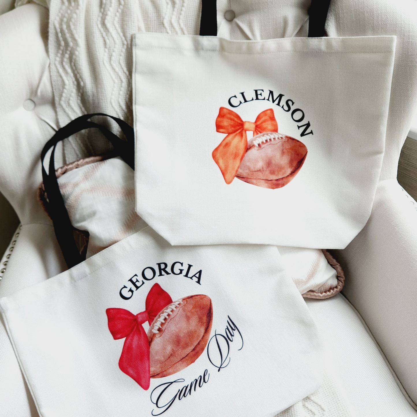 Game Day Totes Coquette Bow