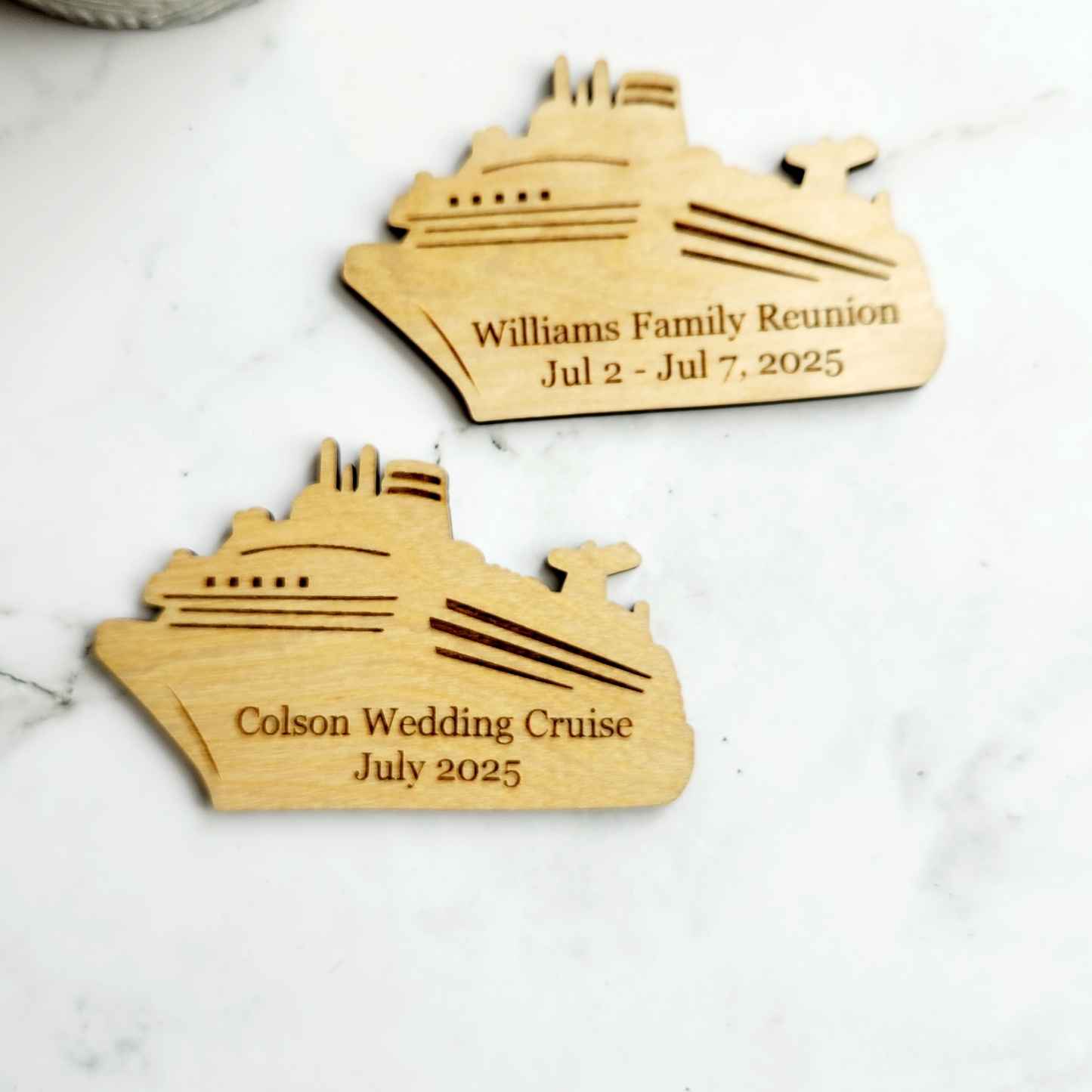 Vacation Cruise Magnet Favor