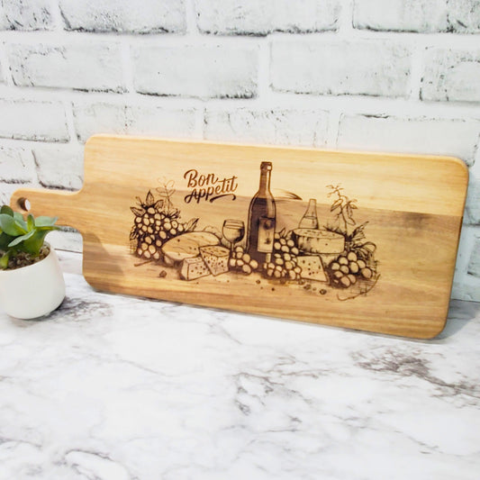 Wine And Cheese Charcuterie Board