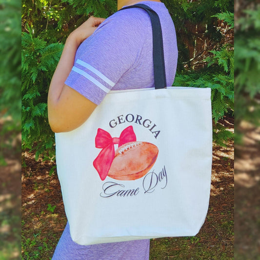 Game Day Totes Coquette Bow