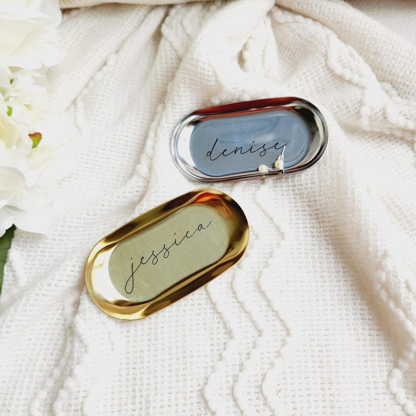 Mama Mini Oval Jewelry Ring Dish