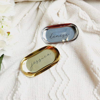 Mama Mini Oval Jewelry Ring Dish